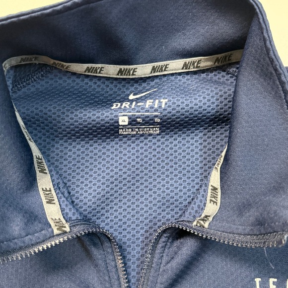 Nike Men XL Team USA Dri Fit Mens Training 1/4 Zip Pullover Navy Blue - Picture 3 of 13